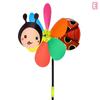 Animal Bee Six Colors Three-dimensional Windmill Cartoon Children Toys Home Garden Decoration Wind Spinner Whirligig Yard Decor