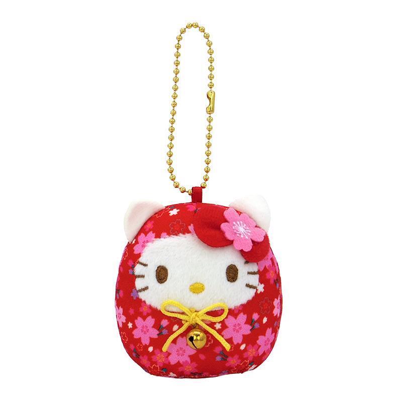 Sanrio Sakura Daruma Mascot Hello Kitty RD Red Mascot Holder Japanese Style Character