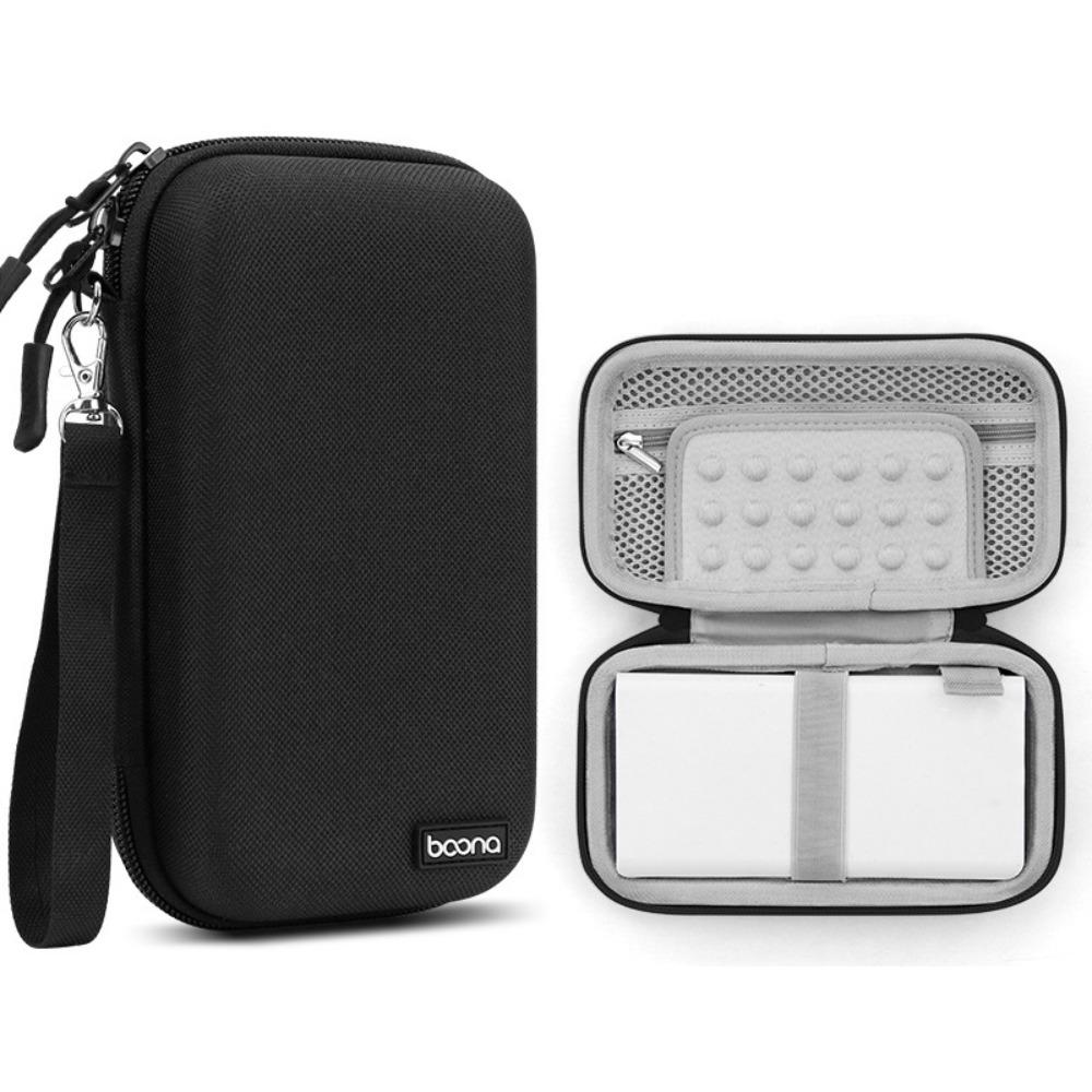 Жесткая сумка-чехол из ЭВА для Power Bank, большая емкость, пылезащитная, с органайзером для кабелей, ударопрочная, многофункциональная сумка для электронных гаджетов