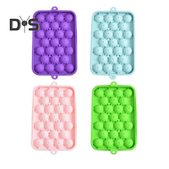 Большая емкость, легкосъемная силиконовая решетка для льда, желе, йогурт, форма для ледяного шара, холодильник, ящик для льда, пищевой контейнер для льда