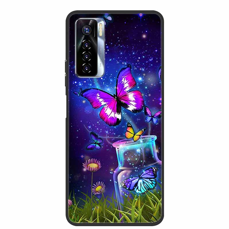 Для Tecno Camon 17 Pro Чехлы 17P 17 Мягкий ТПУ Силиконовый Чехол для Телефона для Tecno Camon 17P Задняя Крышка Бампер Fundas Camon17 CG7n Capa