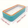 Inflatable Swimming Pool Outdoor PVC Bathtub Garden Thickening Swimming Pool for Adults Kids Summer Water Party Backyard Garden