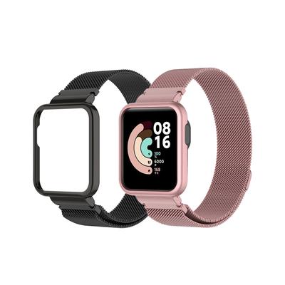 Миланский ремешок для Xiaomi Mi Watch Lite Smart Watch, металлический каркас, защитный чехол, браслет, ремешок для часов Redmi Watch 2 Lite Correa