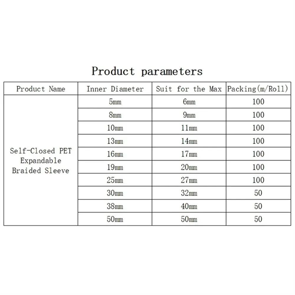 Auto Line Self Closing Power Line Sleeve Tube Insulated Hose Cable Protecter Wrap Pipe Tube Wrap Braided Cable Sleeve