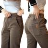 Повседневные брюки мужские и женские осенние новая тенденция мода прямые высокая эластичность облегающие брюки мужские