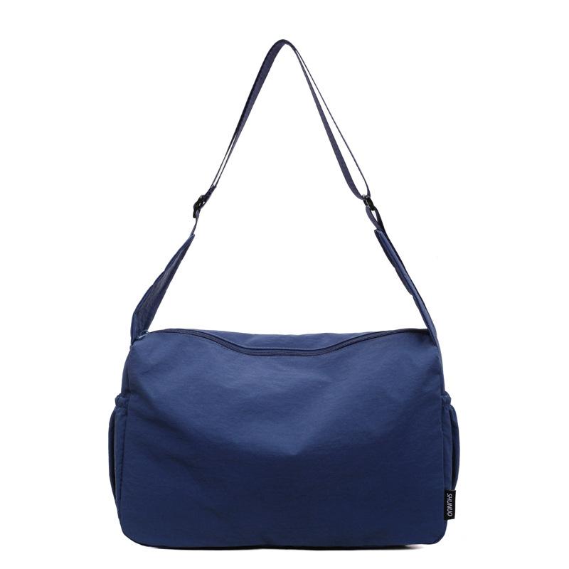 Нейлоновая спортивная сумка кроссбоди мужская и женская большой вместимости сумка-тоут сумка через плечо для通勤