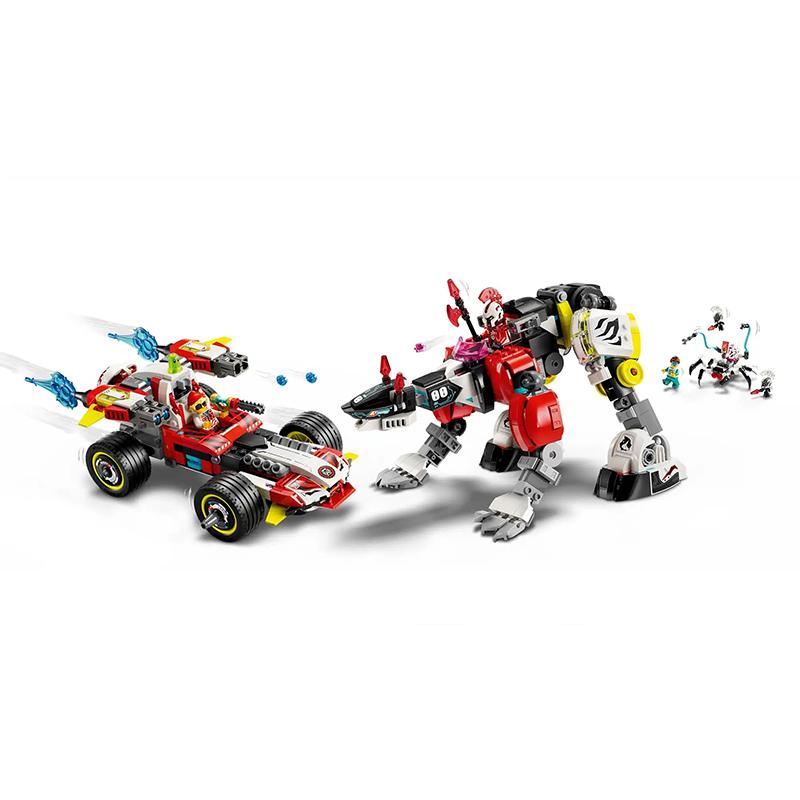 LEGO 71497 Меха-тигр Купера и Хот-род Зеро Конструктор