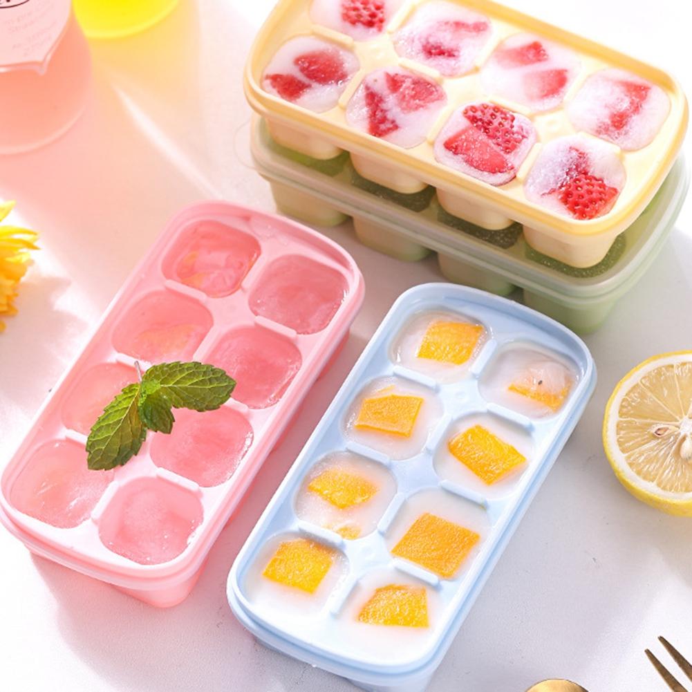 Simple Ice Tray Eight-Compartment Fruit Box Storage Box