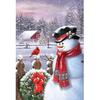 5D DIY Алмазная картина "Рождественский снеговик" Вышивка Полный Алмазный крест Вышивка Алмазная мозаика Картина Украшение Подарок