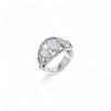 Multi-Gemstone Statement Ring - 925 Sterling Silver