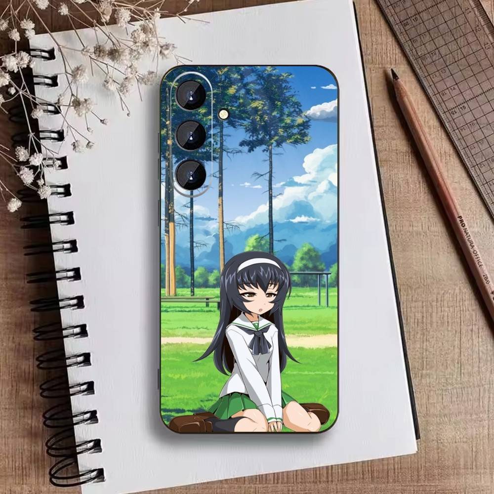 G-GIRLS U-Und P-PANZER Чехол для телефона Samsung Galaxy A73,21,22,32,71,53,52,51,80,5G Мягкий черный чехол
