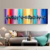 City Building Canvas Prints Modern Abstract Decorative Paintings Landscape Pictures For Living Room Wall Art Posters No Frame