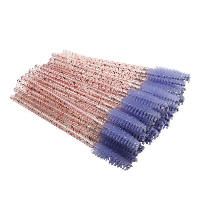 Disposable Crystal Rod Eyelash Extensions Brush - Spiral Curl Comb