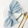 10pcs Handmade Gauze Napkins 30X30cm Cotton Cloth Napkins Fabric Serviette Gauze Table Towels for Wedding Party Baby Shower Set