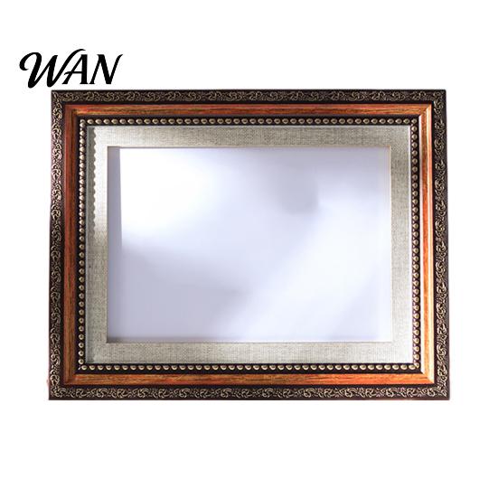 European Style Picture Frame Vintage Photo Frame, Art Mat for Tabletop Display Elegant & Wall Mount, Decorative Studio Portrait Photos Retro Carved