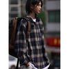 2024 Letter Long Sleeve Shirt Japanese Hong Kong Style Ins Loose Shirt Boys Summer Trendy Versatile Casual Coat