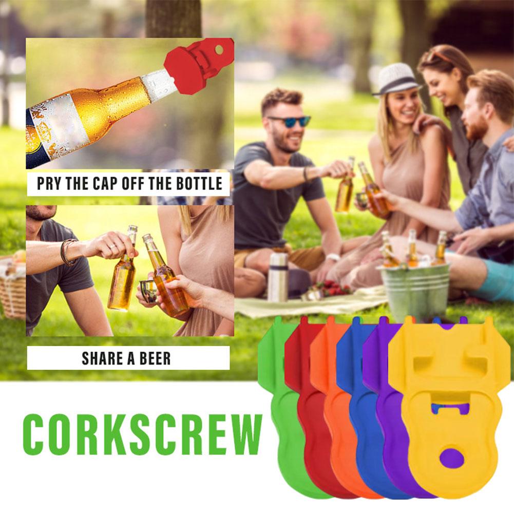 Простой портативный открывалка для бутылок, многоразовый простой консервный нож, герметичный открывалка для напитков, кухонных принадлежностей, приспособлений для снятия крышки для кемпинга P7B6