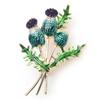 Plant-Inspired Dripping Oil Brooch Green Dripping Oil Color-Preserving Electroplated Brooch