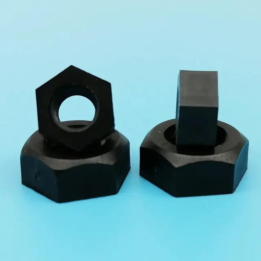 Black White Metric Threaded Bolt Screw M3 M4 M5 M6 M8 20/50pcs Brand New Durable Nylon Plastic Insulation Hex Hexagon Nut