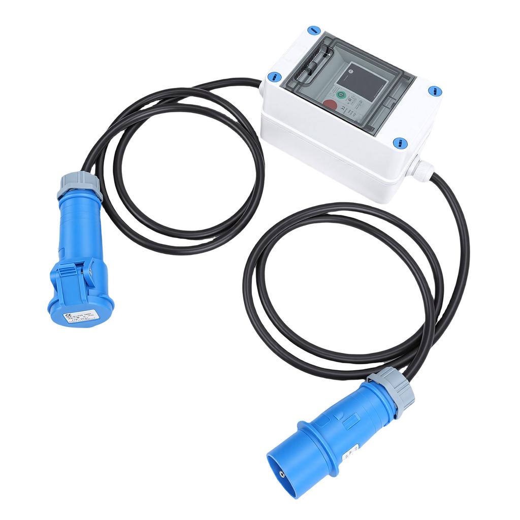 Цифровой счетчик электроэнергии с водонепроницаемым разъемом WiFi Автоматический выключатель Поддержка для Умного портативного счетчика кВтч для Автодома, Уличного использования, Дома