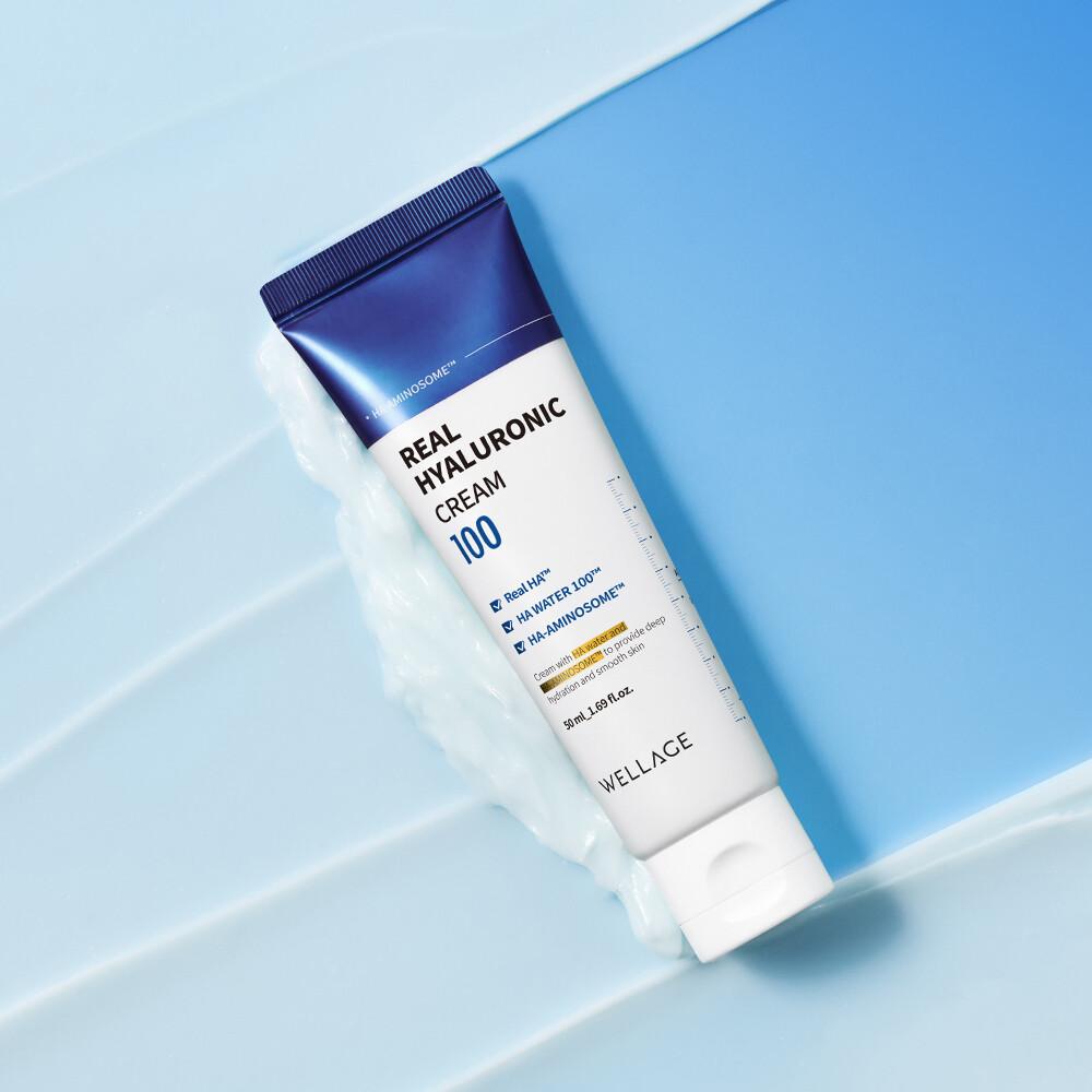 WELLAGE Крем Real Hyaluronic 100 50 мл Двойная упаковка