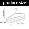 Extendable Foldable Clothes Hanger Adjustable Garment Rack Storage Solution For Home Dorm Bathroom Essential
