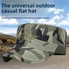 Мужская камуфляжная плоская кепка в корейском стиле - модная повседневная кепка-утконос на весну/осень