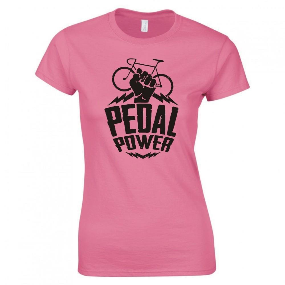 Funny Bicycle Pedal Power Skinny Fit TShirt