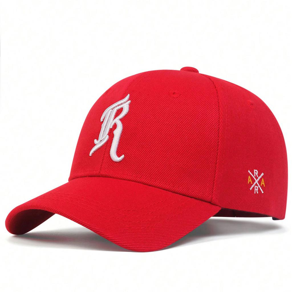 Letter R Embroidery Baseball Caps for Women Men Autumn Winter Cotton Adjustable Snapback Hat Casual Hip Hop Female Cap Trucker Hats