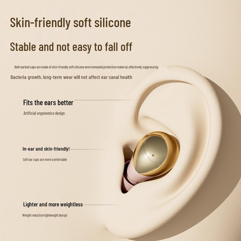 Беспроводные Bluetooth-наушники Invisible Bean Sleep TWS с цифровым дисплеем