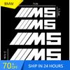 X6 X7 4pcs Car brake Caliper Sticker For bmw M Sticker X1 X3 X4 X5 X6 X7 e46 e90 f20 e60 M3 M5 M6 Car accessories styling