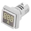60 500V Square LED Display AC Voltage Signal Indicator Digital Voltmeter Indicator (White)