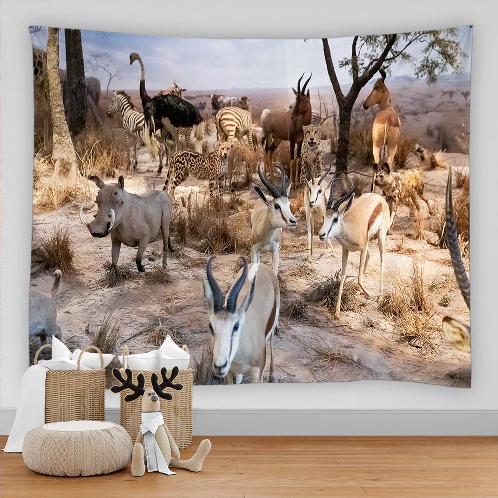 Лось, дикая природа, настенный стиль, психоделическое искусство, гостиная, спальня, декор в общежитии, большой гобелен
