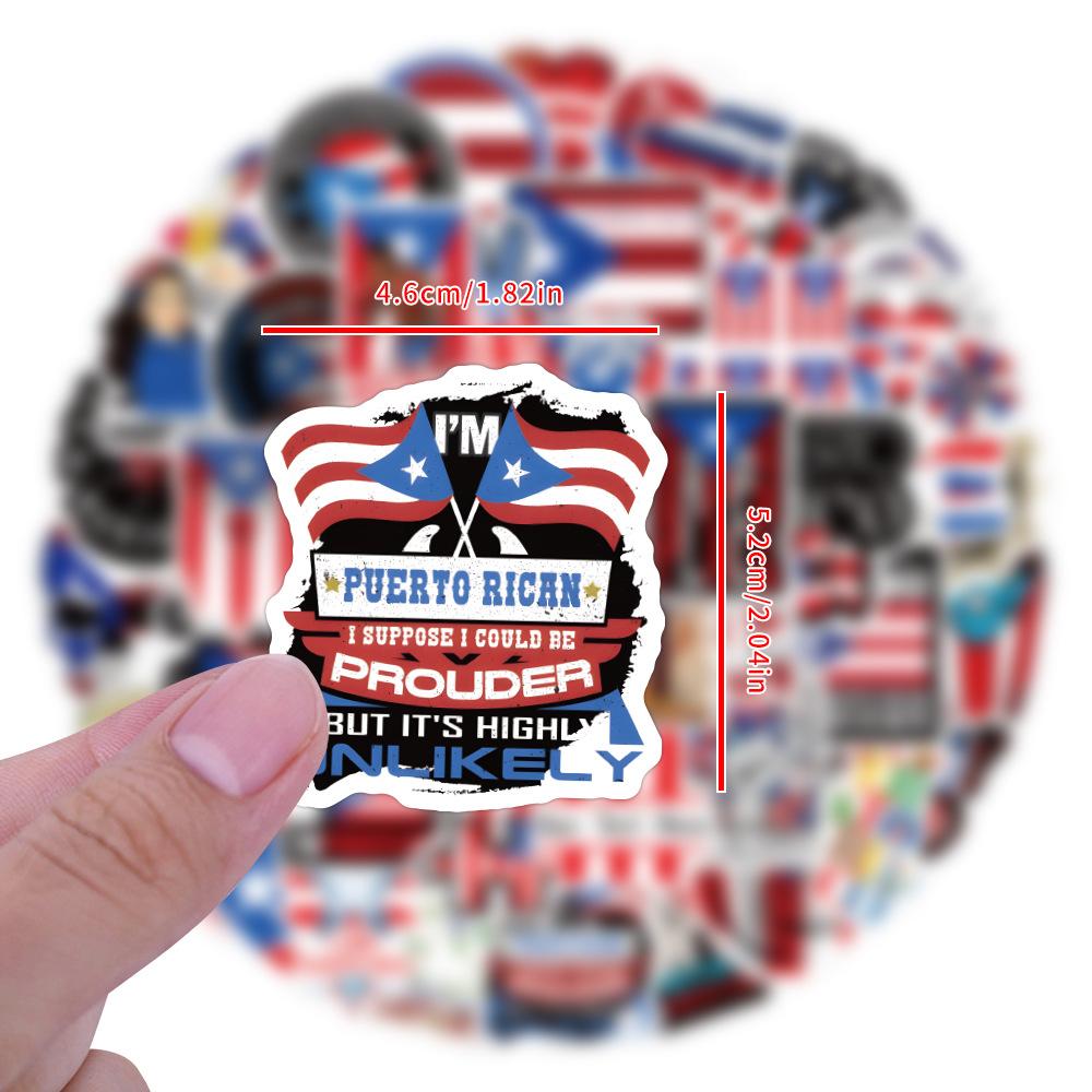 60 Новых Наклеек Граффити Пуэрто-Рико DIY Декоративный Блокнот Гитара Персонализированные Водонепроницаемые Наклейки