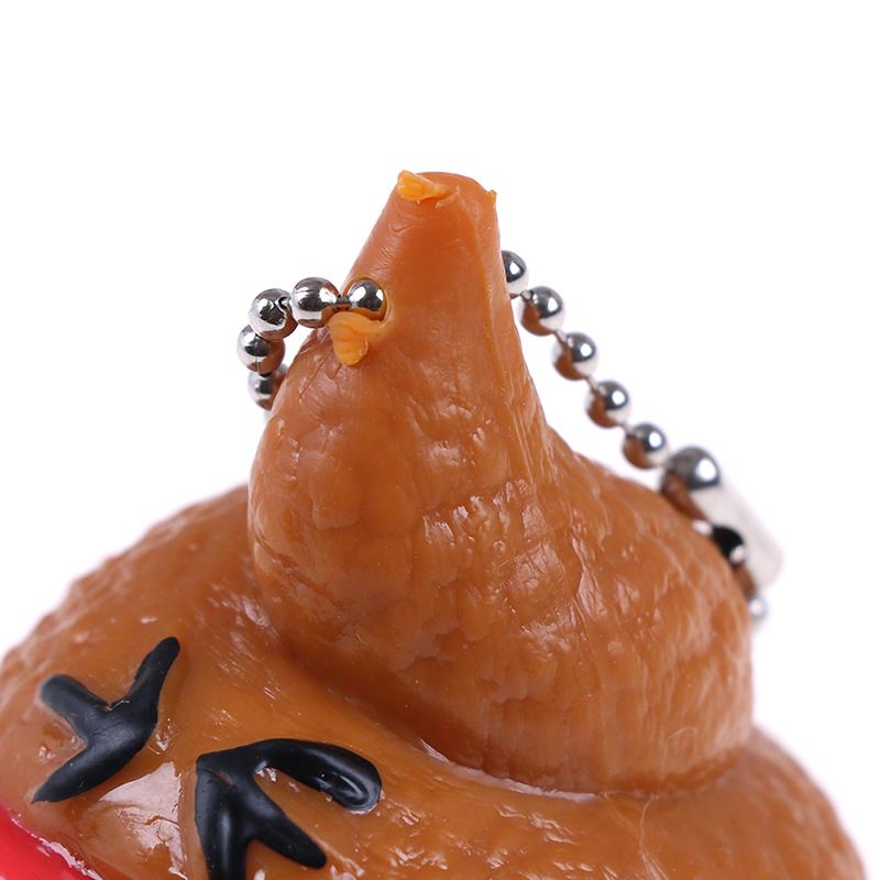 Забавная игрушка-смайлик «Выдавливание какашек» Брелки Забавная маленькая хитрая шутка Игрушка-антистресс