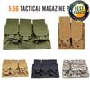 Тактический подсумок Molle для магазинов 5.56мм для M4 AR15 CS Ружья Двойной Тройной Магазин CS Игра Пейнтбол Охота Аксессуары Комплект
