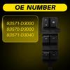 Left Door Window Switch Control 93571-D3000 For 2016 2017-2018 Hyundai Tucson EA