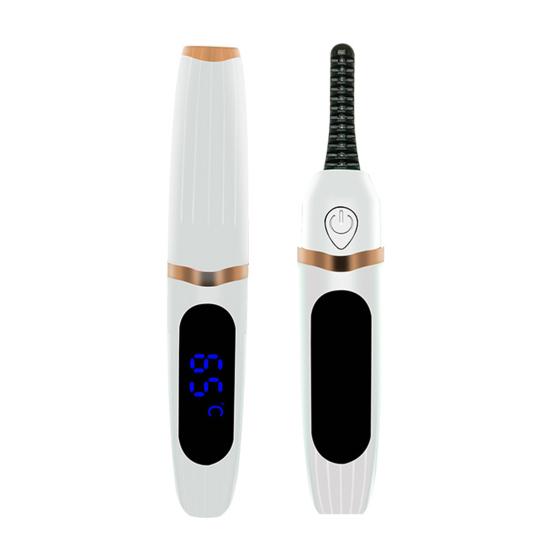 Электрические щипцы для завивки ресниц со светодиодным дисплеем 3 настройки температуры Перезаряжаемые через USB портативные щипцы для завивки ресниц с подогревом 24 часа длительный подъем ресниц