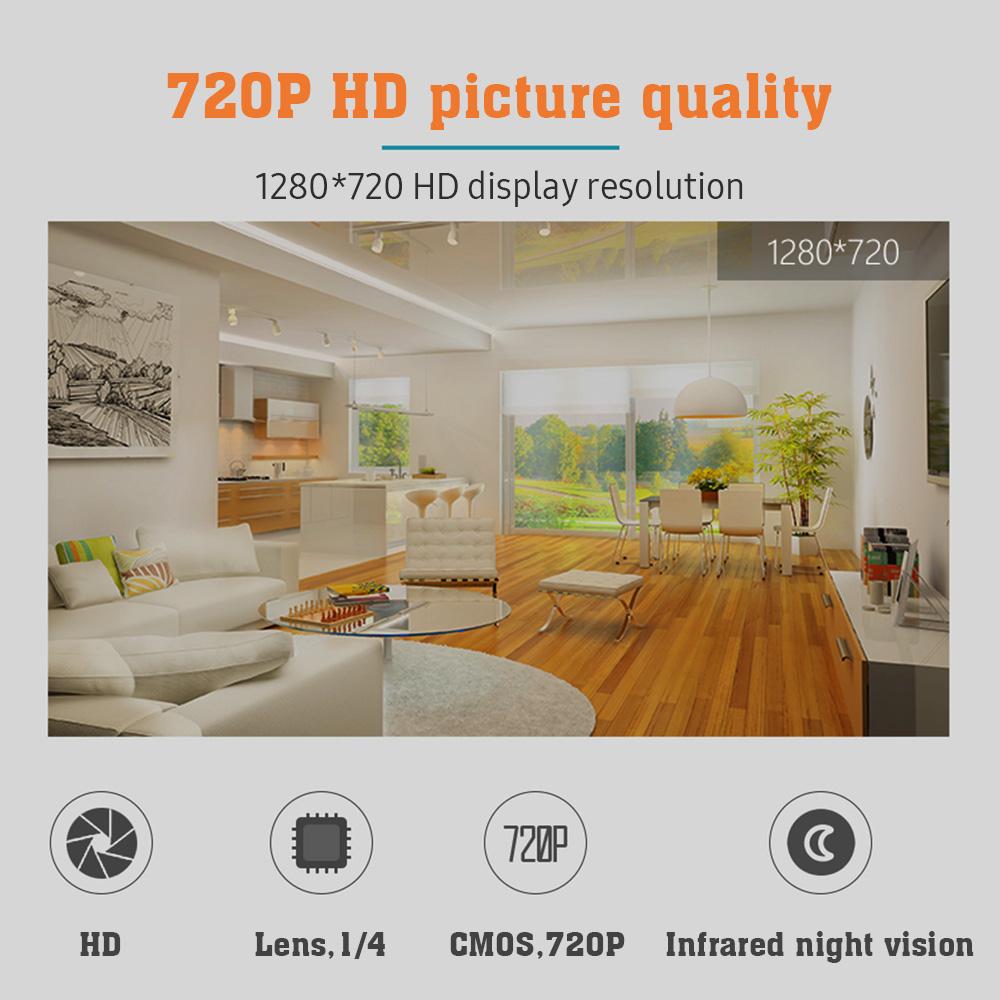 WiFi Doorbell Door Viewer Camera Door Peephole Door Camera Wireless Monitor Live View Available Digital Night Visiion 24'' LCD Screen Doorbell