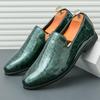 Модные новые лоферы для вождения Мужские остроносые лакированные туфли-зеркало Повседневная обувь Свадебное платье Обувь для выпускного вечера Zapatos Hombre