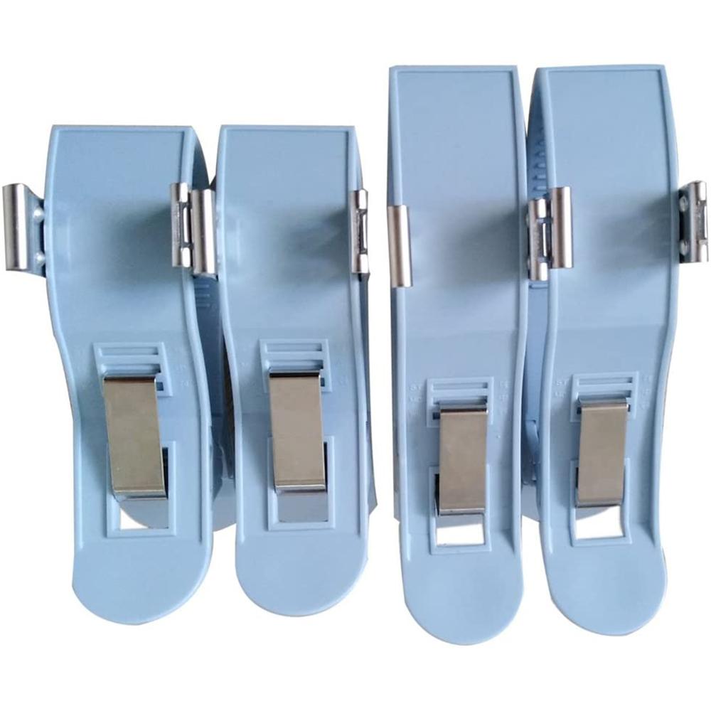 Универсальный зажим для конечностей ЭКГ, металлические электроды, провода для проводов кабеля ЭКГ, зажим для ЭКГ, многоразовый зажим для электрода, размер для взрослых, идеально подходит для 3,0 Din/4,0 банан(4 шт / комплект)