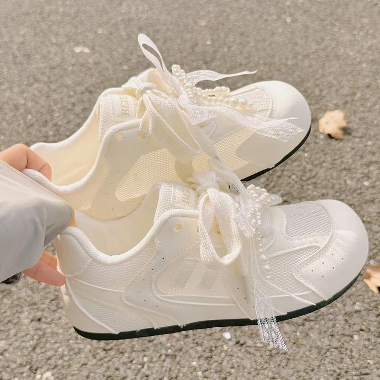 Foreign Style Little White Shoes Women's 2025 Summer New Breathable Mesh Canvas Shoes Thin Soft Sole Not Tired Feet Versatile Casual Shoes