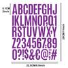 1pcs New Self Adhesive Letter Stickers Waterproof 2 Inch Mailbox Numbers Vinyl Stickers Alphabet Decals Car Laptop Scrapbook