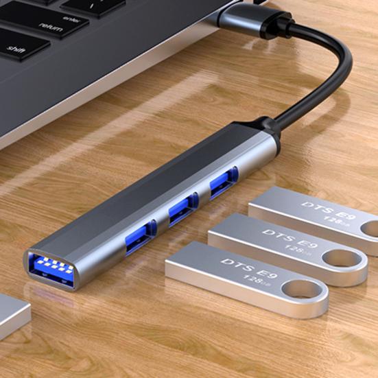 USB-расширитель премиум-класса на 4 порта Ультратонкий Plug Play