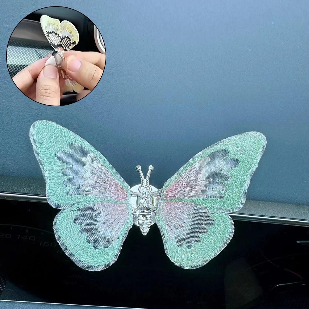 Освежитель воздуха для автомобиля Клипса для розетки кондиционера Диффузор духов для автомобиля Автомобильный стиль Натуральный ароматизатор Бабочка Автоаксессуары