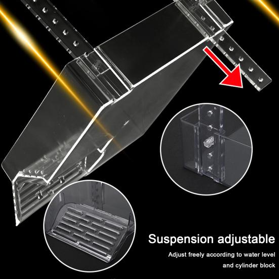 Подвесная платформа для купания черепах Водная рептилия Пандус Док Черепаха Терраса Плавучий док Танк-черепаха