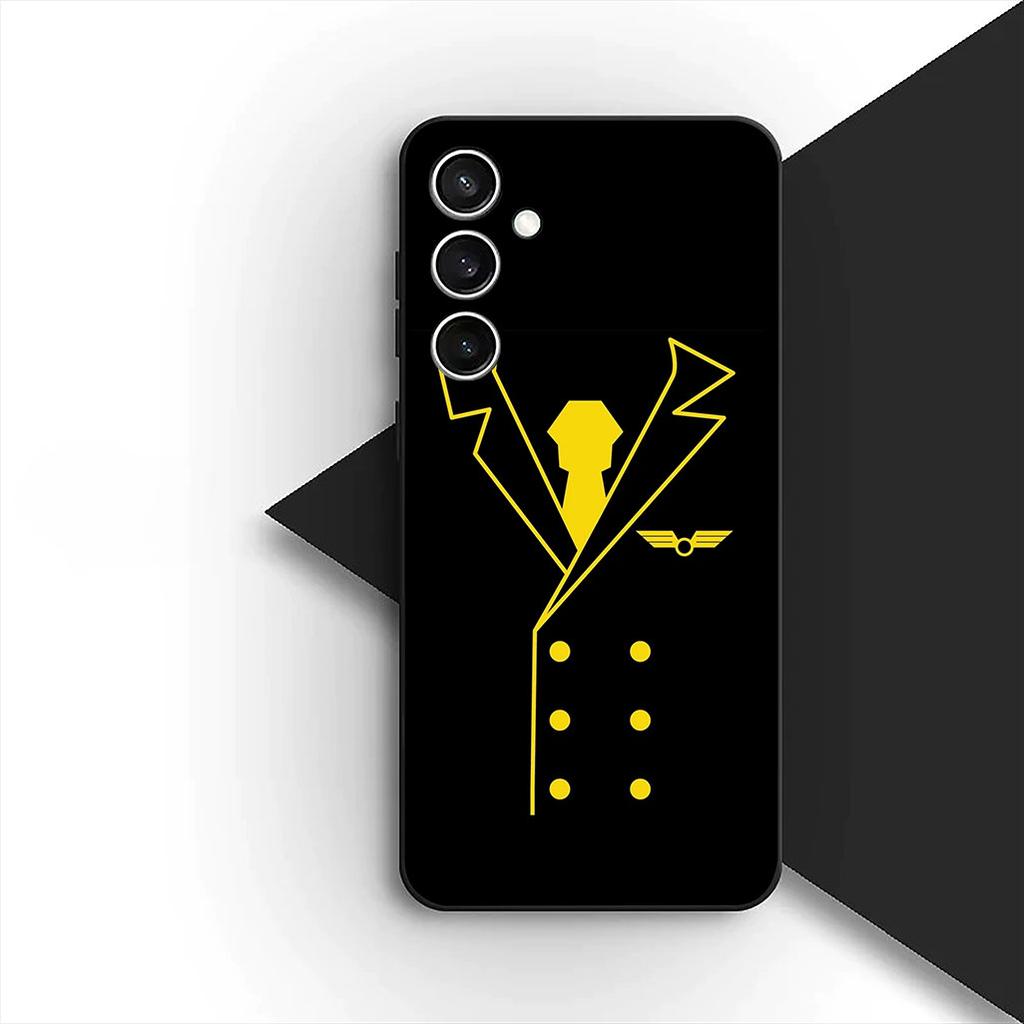 Cover for OPPO A80 A18 A16 A40 A17 A15 A38 A78 A79 A54 A57 A12 A60 5G 4G Phone Case Aircraft Travel Airplane Pilot Epaulette