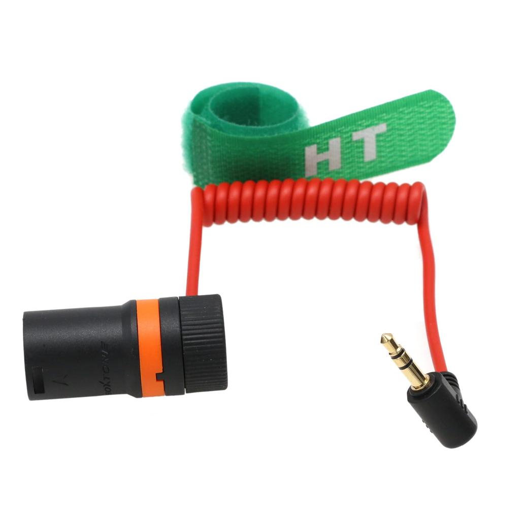 Аудиокабель HangTon Mini Jack на XLR для BOYA Rode Wireless GO II Sony FX9 FX3 Canon Camera Mixer Прямоугольный штекер Резьба 50см 3.5мм 3-контактный Микрофон,