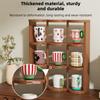 Decorative Multi-layer Cup Holder Space Saving Teacup Storage Rack Water Cup Display Rack  Bathroom