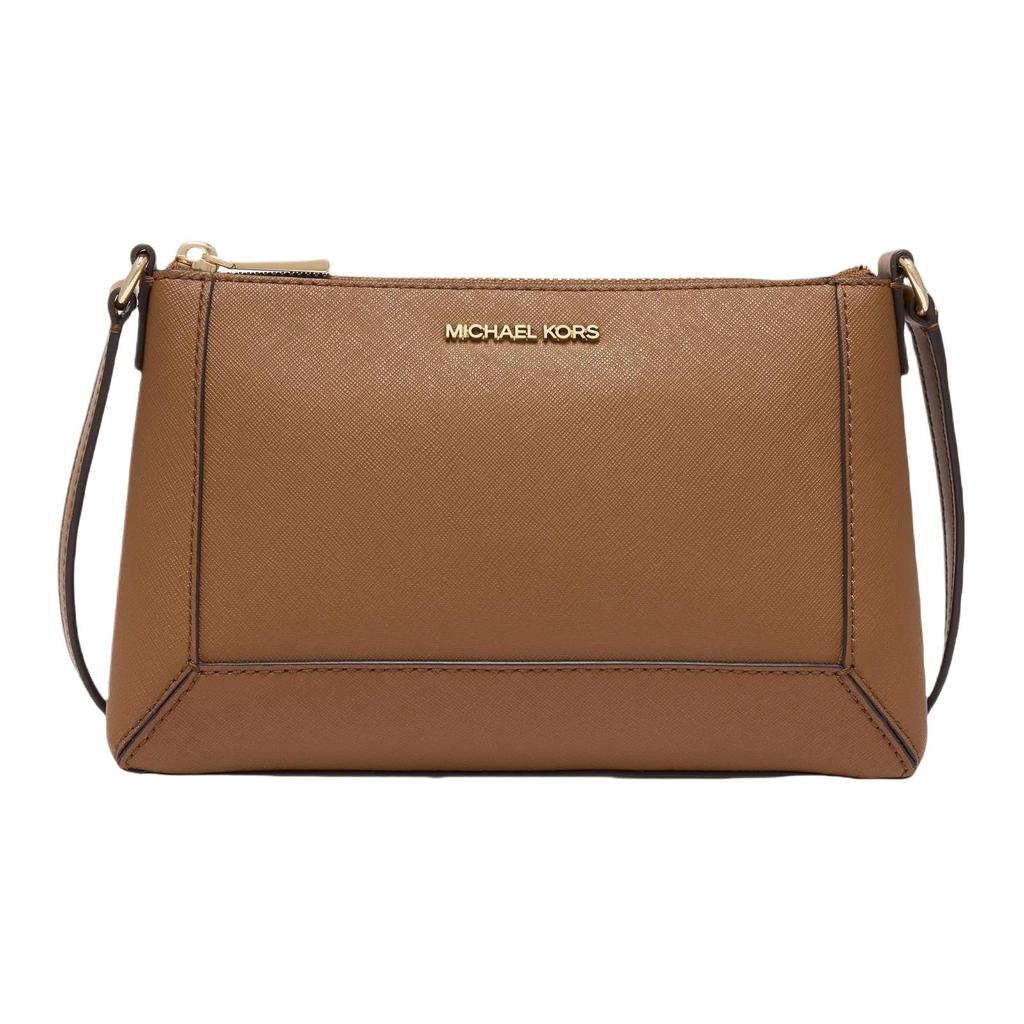 Michael Kors MK Sallie Однотонная кожаная сумка через плечо на плечо Средняя Женские сумки 32F4G7XC8L